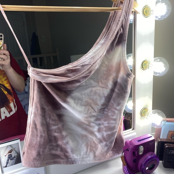 Brand new one shoulder tye die tank - Picture 4 of 5